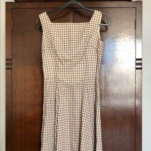 Vintage 1950’s gingham plaid dress